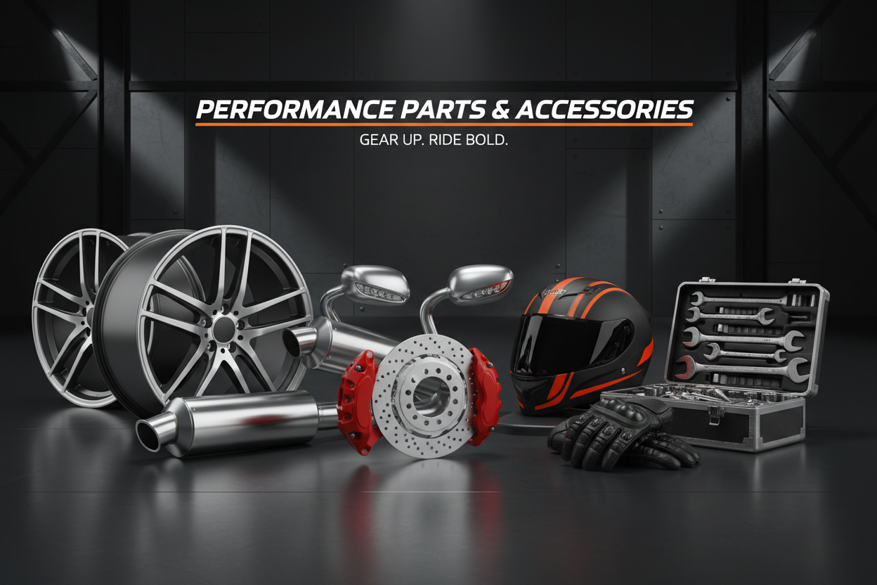 Car, bike parts & accessories