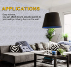 Self Adhesive Soundproofing 3d Wall Panels