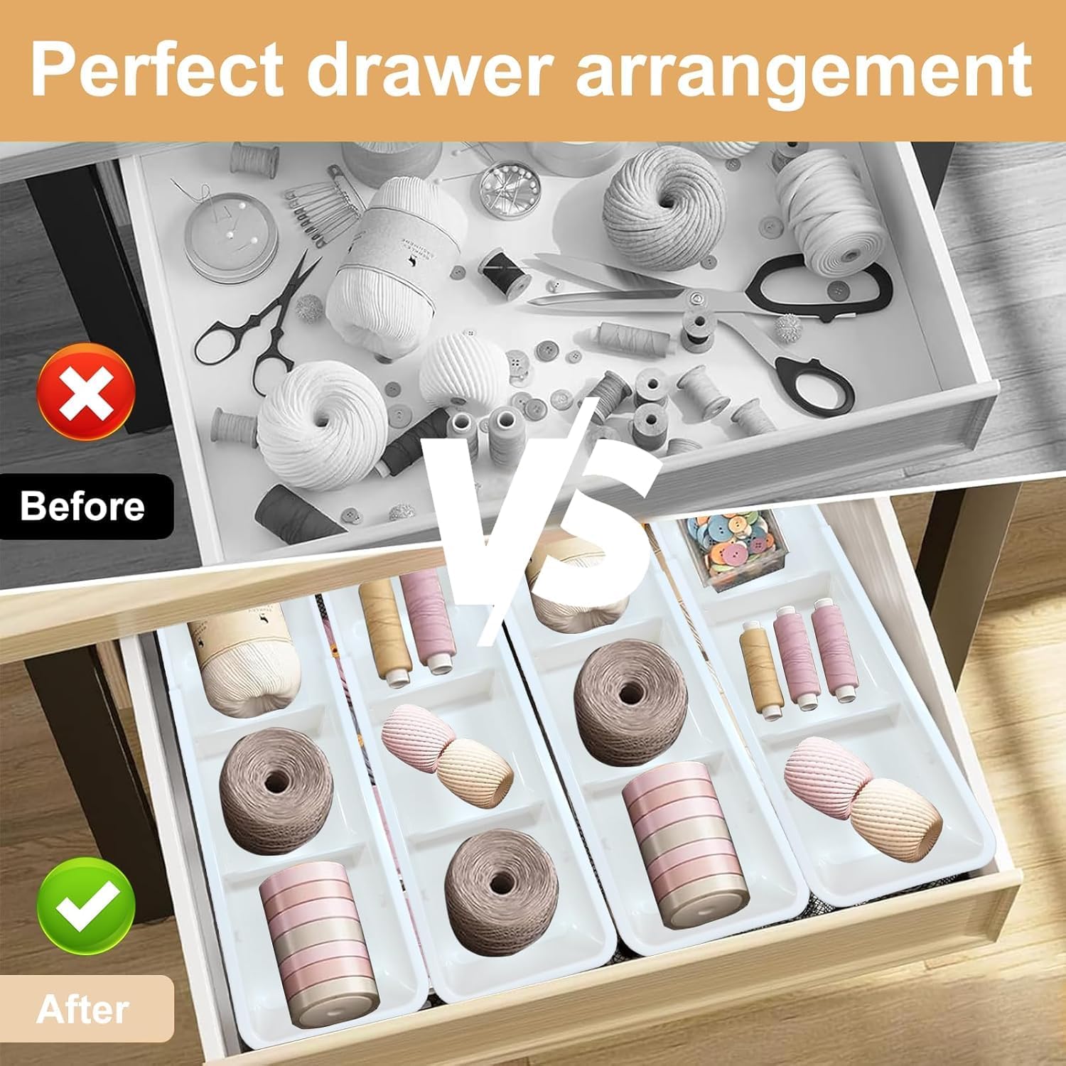 Expandable Drawer Organizer