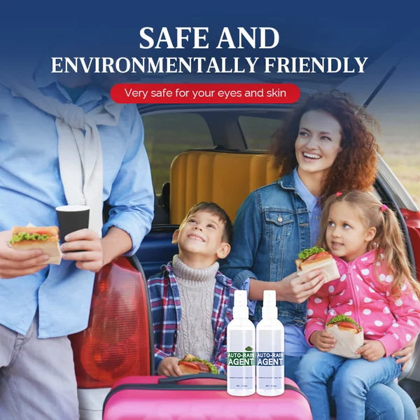 Car Window Anti-Fog Rainproof Spray (Pack of 2)